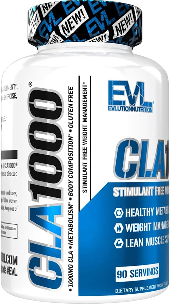 Evlution Conjugated Linoleic Acid CLA Pills CLA 1000Mg. 90 Capsulas Blandas - The Red Vitamin MX - Suplementos Alimenticios - EVLUTION