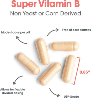 ALLERGY RESEARCH GROUP - Allergy Research Group Super Vitamin B Complex 120 Capsulas - The Red Vitamin MX - Suplementos Alimenticios - {{ shop.shopifyCountryName }}