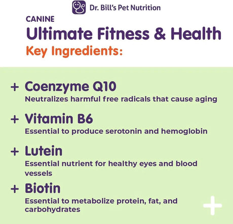 DR. BILL'S - Dr. Bill’s Canine Ultimate Fitness & Health Vitamins for Dogs 340Gr. - The Red Vitamin MX - Multivitamínicos Para Perros - {{ shop.shopifyCountryName }}