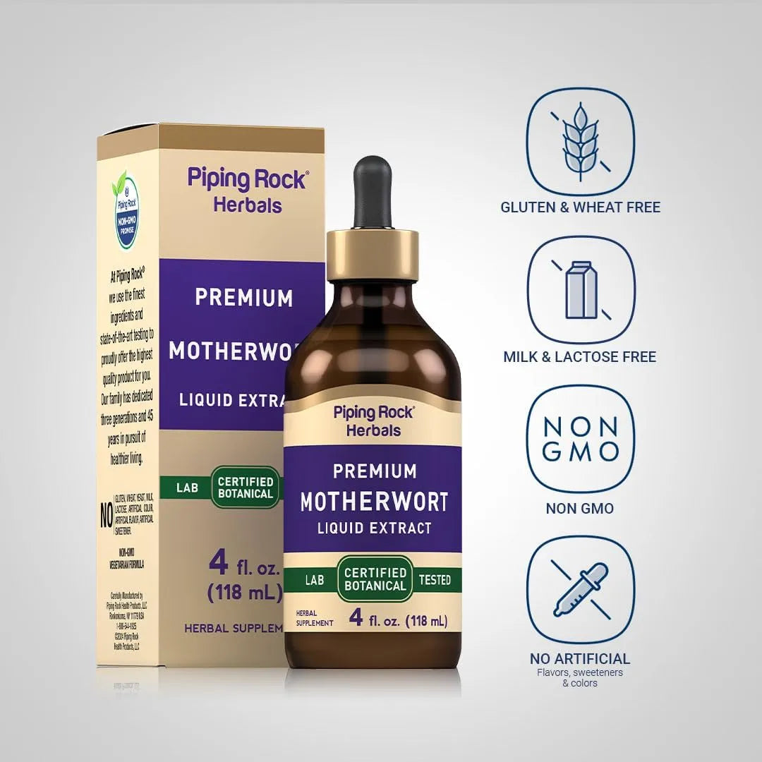 PIPING ROCK - Piping Rock Motherwort Tincture 118Ml. - The Red Vitamin MX - Suplementos Alimenticios - {{ shop.shopifyCountryName }}