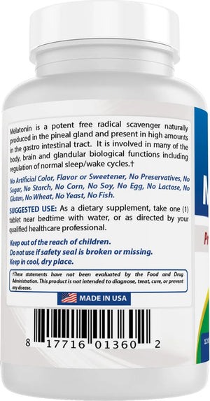 BEST NATURALS - Best Naturals Melatonin 10Mg. 120 Tabletas - The Red Vitamin MX - Suplementos Alimenticios - {{ shop.shopifyCountryName }}