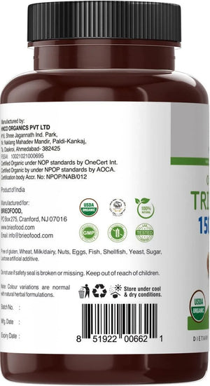 BRIEOFOOD - Brieofood Organic Triphala 1500Mg. 90 Tabletas - The Red Vitamin MX - Suplementos Alimenticios - {{ shop.shopifyCountryName }}