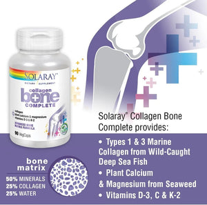 SOLARAY - SOLARAY Collagen Bone Complete 90 Capsulas - The Red Vitamin MX - Suplementos Alimenticios - {{ shop.shopifyCountryName }}