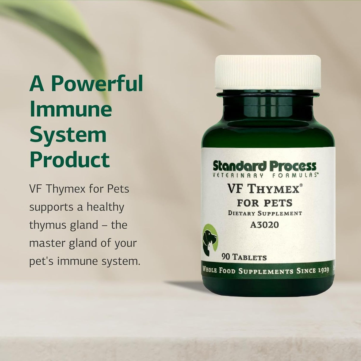 Standard Process Inc. VF Thymex for Pets 90 Tabletas