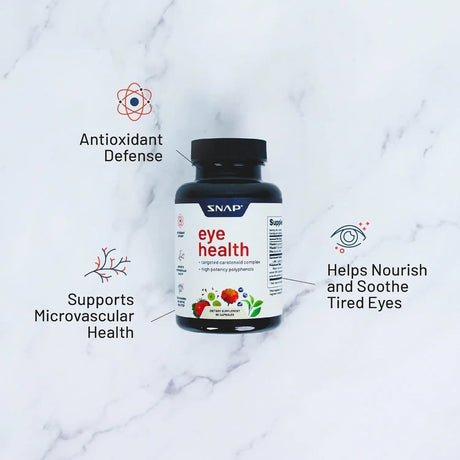 SNAP - Snap Eye Health 60 Capsulas - The Red Vitamin MX - Suplementos Alimenticios - {{ shop.shopifyCountryName }}