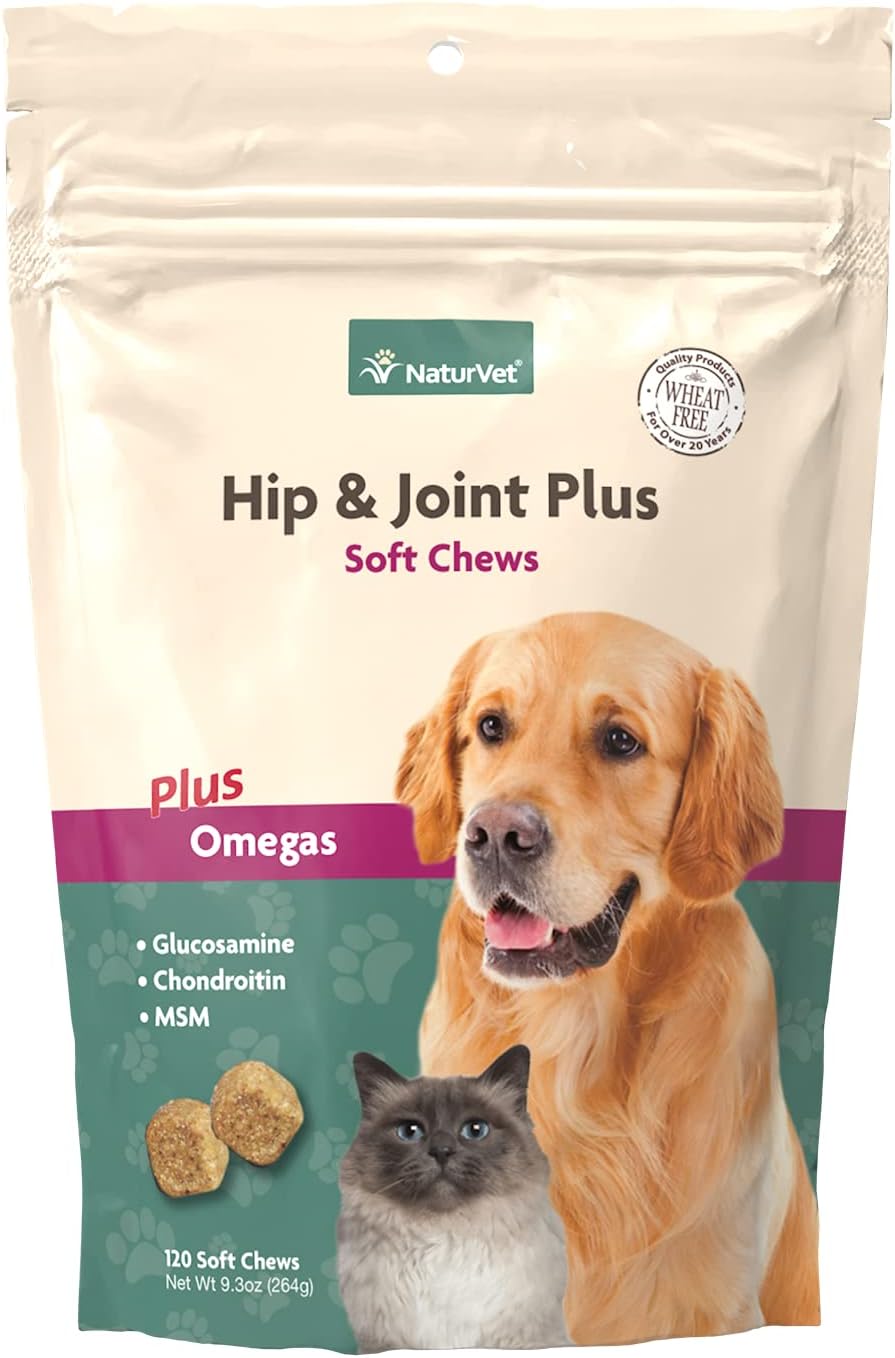 NaturVet Hip & Joint Plus 120 Masticables