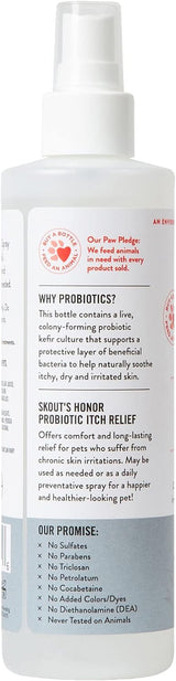 SKOUT'S HONOR Probiotic Itch Relief Spray for Pets 8 Fl.Oz.