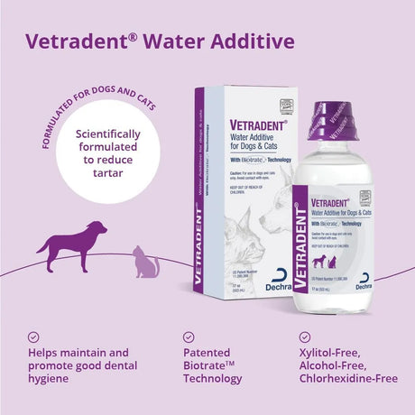 VETRADENT - Vetradent Water Additive for Dogs and Cats 503Ml. - The Red Vitamin MX - Cuidado Dental Para Perros - {{ shop.shopifyCountryName }}