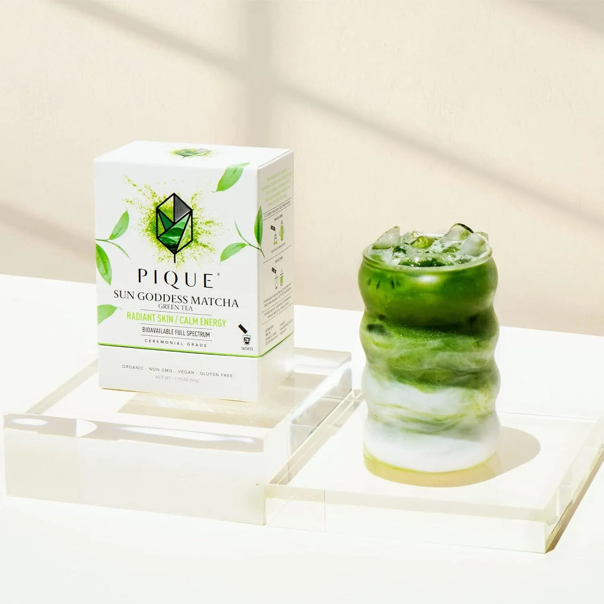 PIQUE - Pique Organic Sun Goddess Matcha Ceremonial Grade Matcha Green Tea Powder 28 Paquetes - The Red Vitamin MX - Suplementos Alimenticios - {{ shop.shopifyCountryName }}
