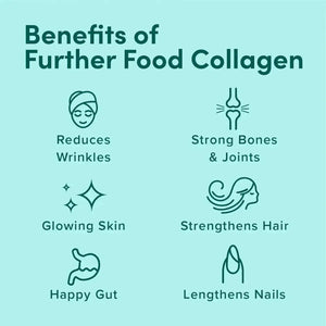 FURTHER FOOD - Further Food Unflavored Collagen Peptides Powder 280Gr. - The Red Vitamin MX - Suplementos Alimenticios - {{ shop.shopifyCountryName }}