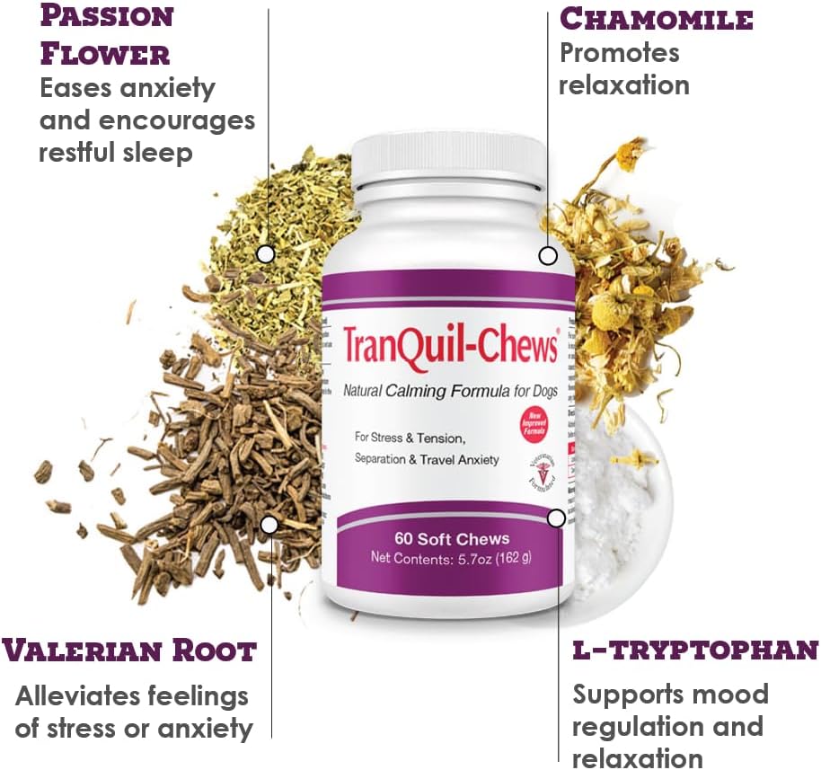 Pet Health Solutions Tranquil-Chews Calming Formula for Dogs 60 Masticables