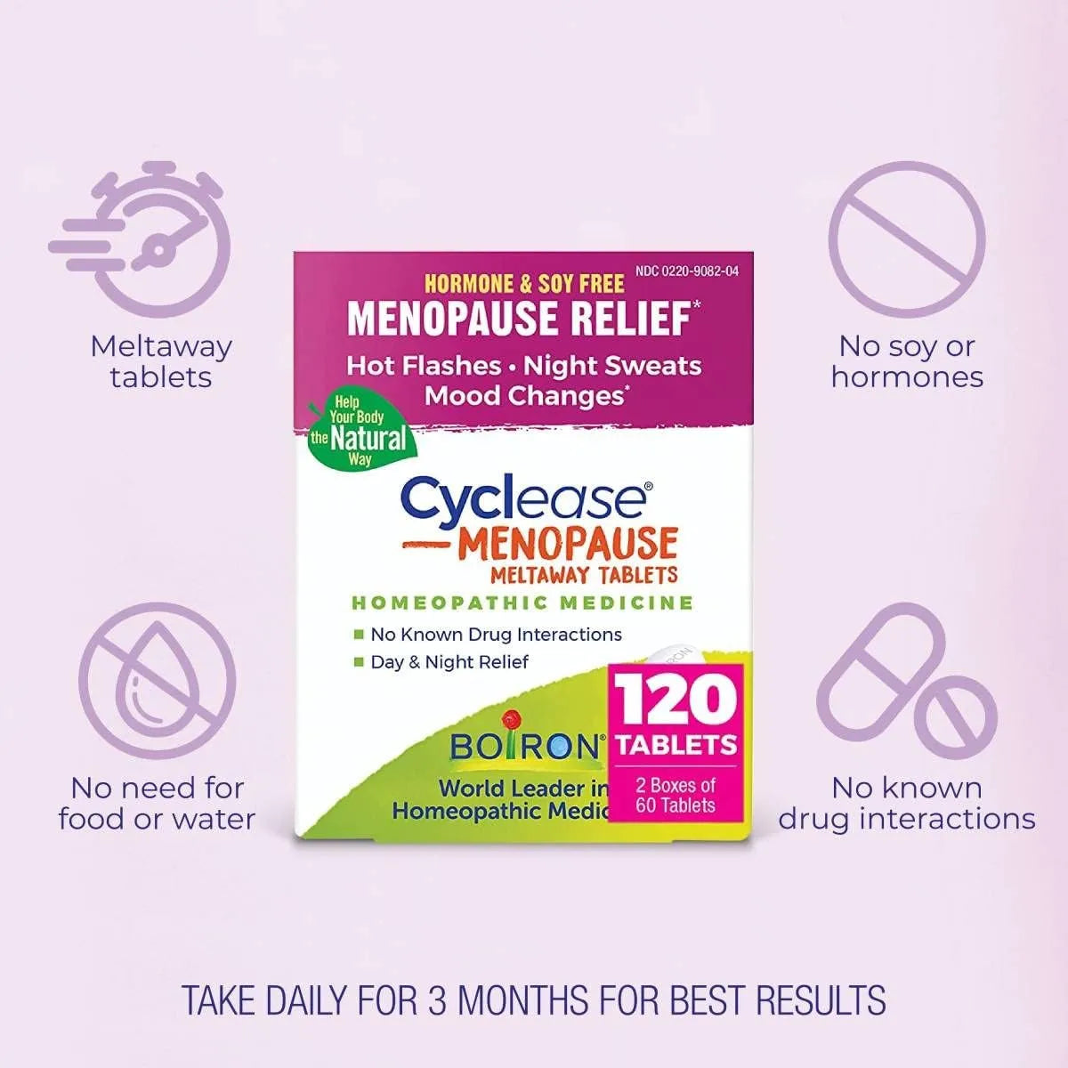 BOIRON - Boiron Cyclease Menopause 120 Tabletas - The Red Vitamin MX - Suplementos Alimenticios - {{ shop.shopifyCountryName }}