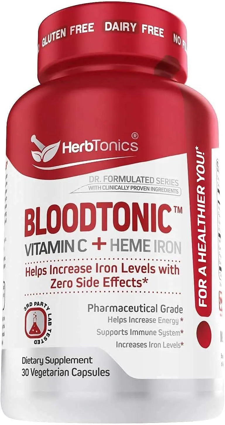 HERBTONICS - Herbtonics Blood Booster 30 Capsulas - The Red Vitamin MX - Suplementos Alimenticios - {{ shop.shopifyCountryName }}