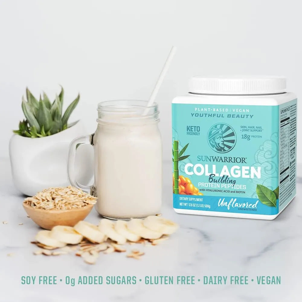 SUNWARRIOR - Sunwarrior Vegan Collagen Protein Powder Plant-based Unflavored 500Gr. - The Red Vitamin MX - Suplementos Alimenticios - {{ shop.shopifyCountryName }}