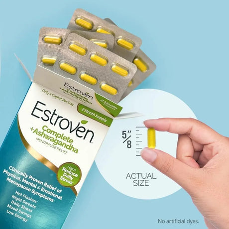 ESTROVEN - Estroven Complete + Ashwagandha Multi-Symptom Menopause Supplement 60 Tabletas 2 Pack - The Red Vitamin MX - Suplementos Alimenticios - {{ shop.shopifyCountryName }}