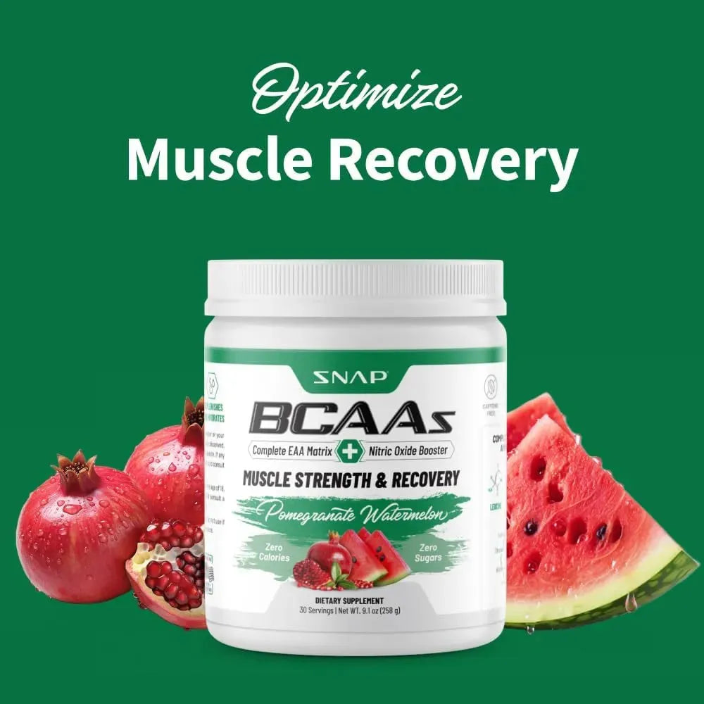 SNAP - Snap BCAA Powder Essential Amino Energy 30 Servicios Watermelon 258Gr. - The Red Vitamin MX - Suplementos Alimenticios - {{ shop.shopifyCountryName }}