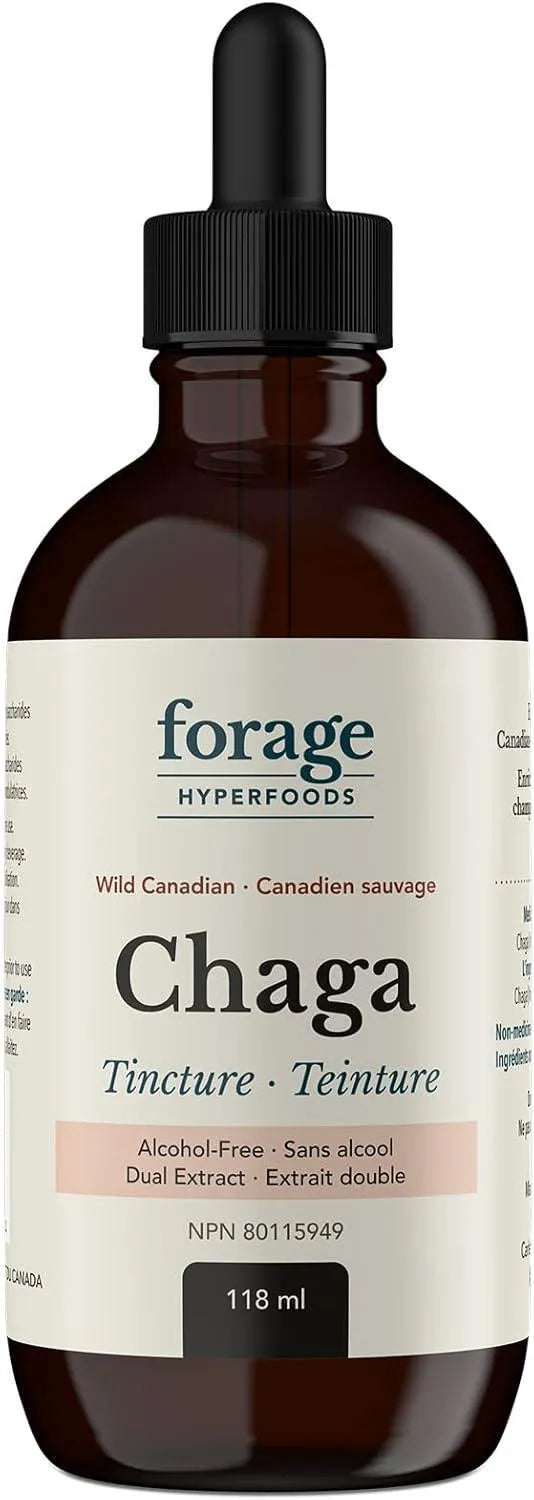 FORAGE HYPERFOODS - Forage Hyperfoods Alcohol-Free Canadian Wild Chaga Superfood Liquid 118Ml. - The Red Vitamin MX - Suplementos Alimenticios - {{ shop.shopifyCountryName }}