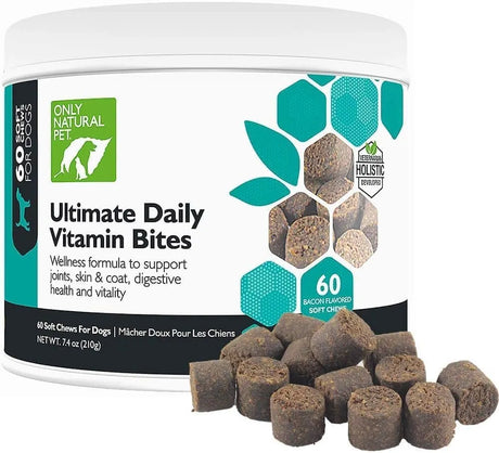ONLY NATURAL PET - Only Natural Pet Ultimate Daily Vitamins 60 Masticables 2 Pack - The Red Vitamin MX - Multivitamínicos Para Perros - {{ shop.shopifyCountryName }}