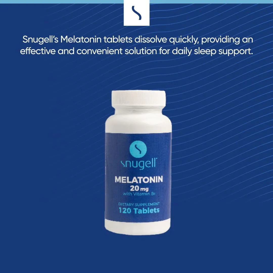 SNUGELL - Snugell Melatonin 20Mg. 120 Tabletas 2 Pack - The Red Vitamin MX - Suplementos Alimenticios - {{ shop.shopifyCountryName }}