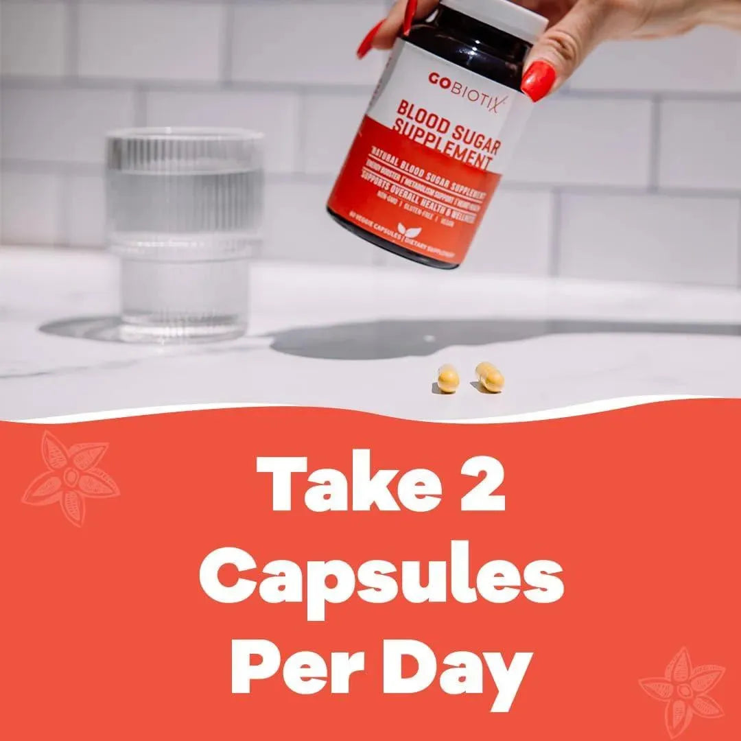 GOBIOTIX - GOBIOTIX Blood Sugar Support 60 Capsulas - The Red Vitamin MX - Suplementos Alimenticios - {{ shop.shopifyCountryName }}