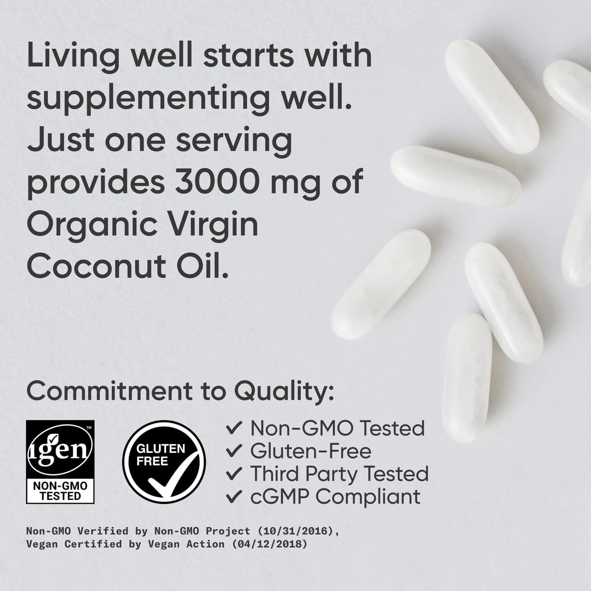 SPORTS RESEARCH - Sports Research Organic Coconut Oil 3000Mg. 120 Capsulas Blandas - The Red Vitamin MX - Suplementos Alimenticios - {{ shop.shopifyCountryName }}