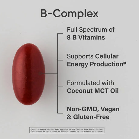 SPORTS RESEARCH - Sports Research Vitamin B-Complex 60 Capsulas Blandas - The Red Vitamin MX - Suplementos Alimenticios - {{ shop.shopifyCountryName }}