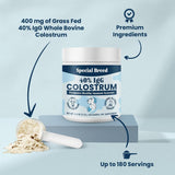 Special Breed 40% IgG Grass Fed Colostrum for Dogs 71Gr.