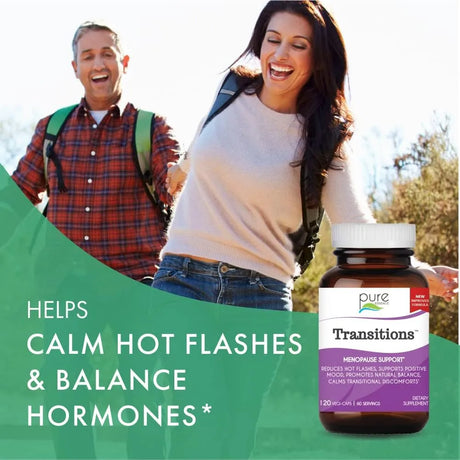 PURE ESSENCE LABS - Pure Essence Labs Transitions Menopause Relief 120 Capsulas - The Red Vitamin MX - Suplementos Alimenticios - {{ shop.shopifyCountryName }}