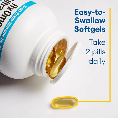 NATURAL FACTORS - Natural Factors Ultra Strength RxOmega-3 Fish Oil 150 Capsulas Blandas - The Red Vitamin MX - Suplementos Alimenticios - {{ shop.shopifyCountryName }}