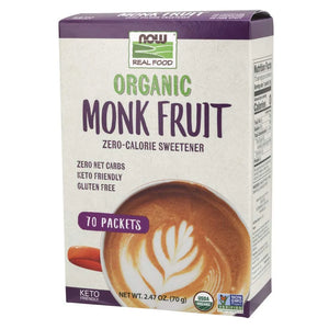 NOW SUPPLEMENTS - NOW Foods Monk Fruit Organic 70 Paquetes - The Red Vitamin MX - Suplementos Alimenticios - {{ shop.shopifyCountryName }}