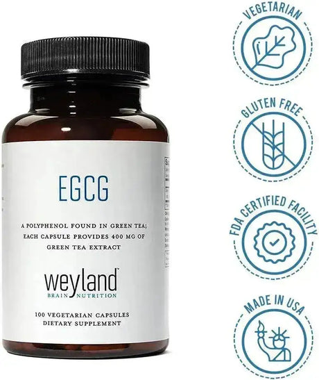 WEYLAND - Weyland: EGCG from Green Tea Extract 400Mg. 100 Capsulas - The Red Vitamin MX - Suplementos Alimenticios - {{ shop.shopifyCountryName }}