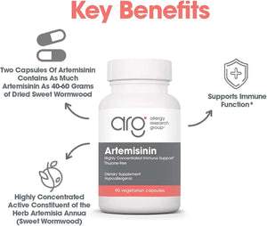 ALLERGY RESEARCH GROUP - Allergy Research Group Artemisinin 90 Capsulas - The Red Vitamin MX - Suplementos Alimenticios - {{ shop.shopifyCountryName }}