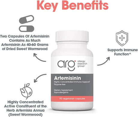 ALLERGY RESEARCH GROUP - Allergy Research Group Artemisinin 90 Capsulas - The Red Vitamin MX - Suplementos Alimenticios - {{ shop.shopifyCountryName }}