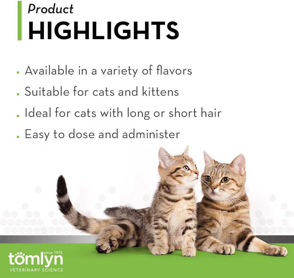 Tomlyn Laxatone Tuna-Flavored Hairball Remedy Gel for Cats and Kittens 4.25 Oz. 2 Pack