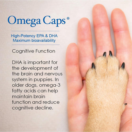 OMEGA-CAPS ES - OMEGA-CAPS ES Omega-Caps High Potency Snip Tips for Medium to Large Breeds 60 Capsulas - The Red Vitamin MX - Aceite De Pescado Para Perros - {{ shop.shopifyCountryName }}