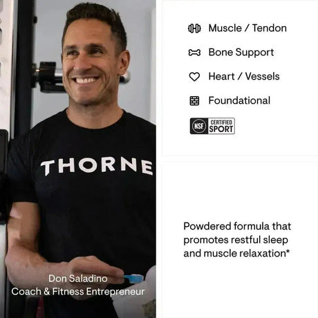 THORNE RESEARCH - Thorne Magnesium Bisglycinate Powder 187Gr. - The Red Vitamin MX - Suplementos Alimenticios - {{ shop.shopifyCountryName }}