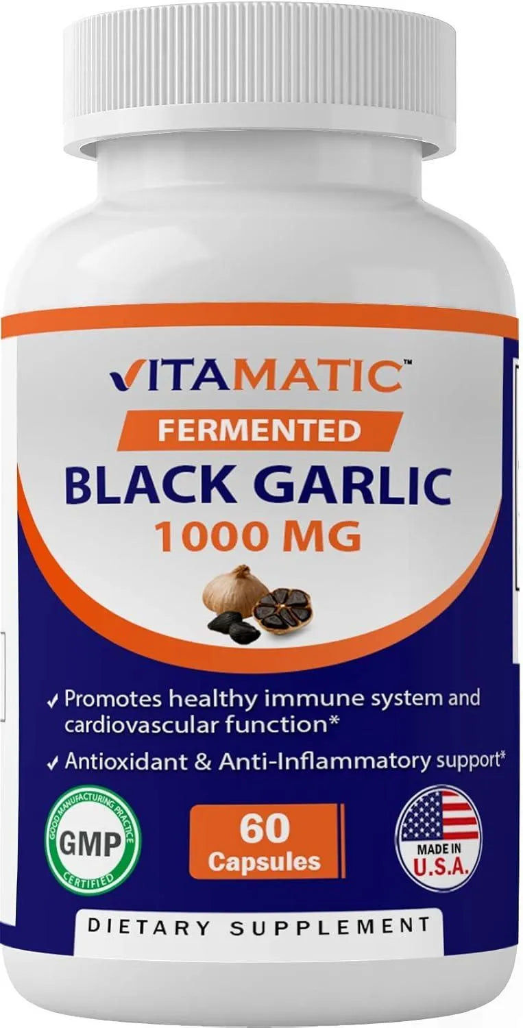 VITAMATIC - Vitamatic Fermented Black Garlic Extract 1000Mg. 60 Capsulas 3 Pack - The Red Vitamin MX - Suplementos Alimenticios - {{ shop.shopifyCountryName }}