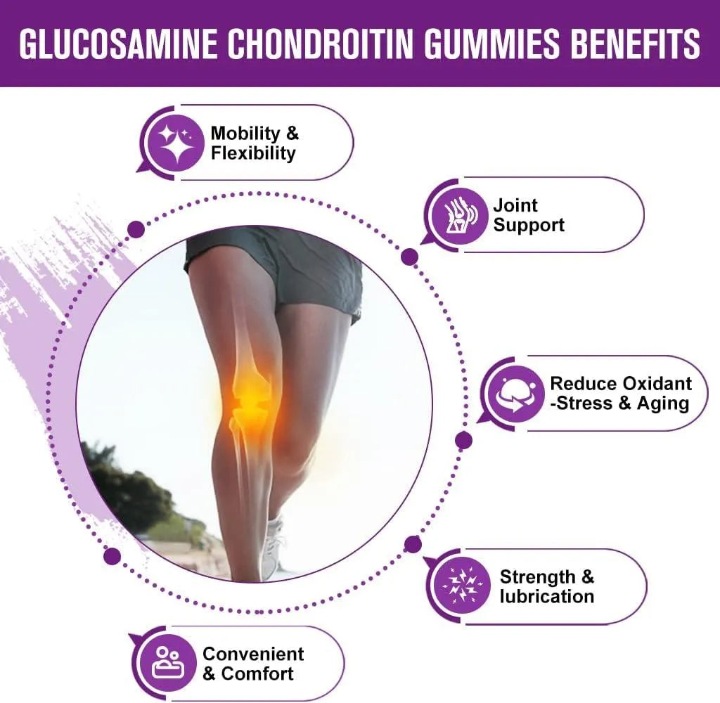 GORNVB - GORNVB Glucosamine Chondroitin Gummies 60 Gomitas - The Red Vitamin MX - Suplementos Alimenticios - {{ shop.shopifyCountryName }}