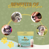 COCOPUP - Cocopup Dog Teeth Cleaning Wipes Ear Nose Paws Fur Cleaner Pure Coconut Oil 50 Toallitas - The Red Vitamin MX - Cuidado Dental Para Perros - {{ shop.shopifyCountryName }}