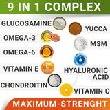 STRELLALAB - STRELLALAB Senior Advanced Glucosamine Chondroitin Joint for Dogs Bacon Flavor 120 Masticables - The Red Vitamin MX - Cuidado De Cadera Y Articulaciones Para Perros - {{ shop.shopifyCountryName }}