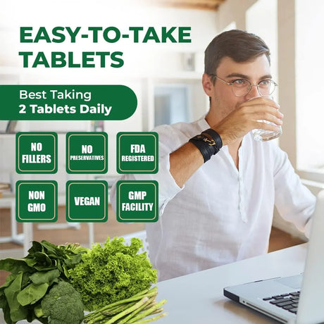 POMONA - Pomona Wellness Super Greens 120 Tabletas 2 Pack - The Red Vitamin MX - Suplementos Alimenticios - {{ shop.shopifyCountryName }}