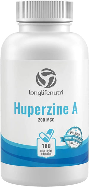 LONGLIFENUTRI - LongLifeNutri Huperzine A 200mcg 180 Capsulas - The Red Vitamin MX - Suplementos Alimenticios - {{ shop.shopifyCountryName }}