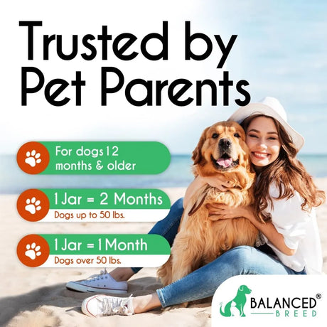 BALANCED BREED - Balanced Breed All-in-1 Dog Vitamins 60 Masticables - The Red Vitamin MX - Multivitamínicos Para Perros - {{ shop.shopifyCountryName }}