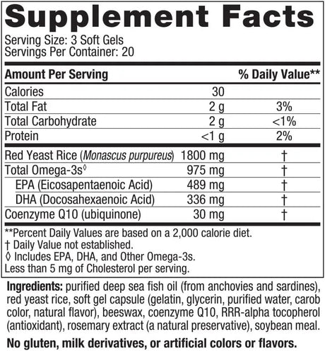 NORDIC NATURALS - Nordic Naturals Cholesterol Support 60 Capsulas Blandas - The Red Vitamin MX - Suplementos Alimenticios - {{ shop.shopifyCountryName }}