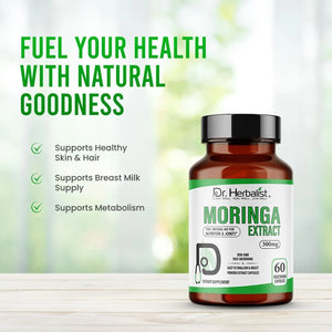 DR. HERBALIST - Dr. Herbalist Moringa Oleifera 9,000Mg. 60 Capsulas - The Red Vitamin MX - Suplementos Alimenticios - {{ shop.shopifyCountryName }}