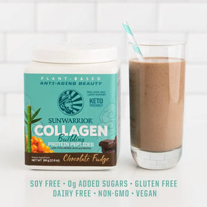 SUNWARRIOR - Sunwarrior Vegan Collagen Protein Powder Plant-based Chocolate 500Gr. - The Red Vitamin MX - Suplementos Alimenticios - {{ shop.shopifyCountryName }}