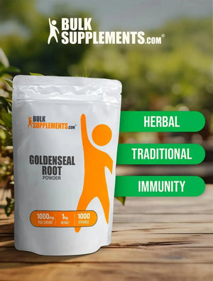 BULK SUPPLEMENTS - Bulk Supplements Goldenseal Root Powder 1 Kg. - The Red Vitamin MX - Suplementos Alimenticios - {{ shop.shopifyCountryName }}