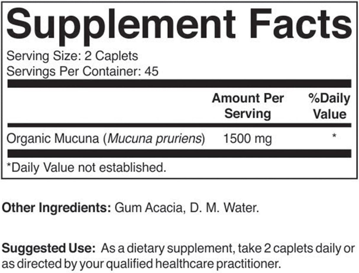 BRIEOFOOD - Brieofood Organic Mucuna 1500Mg. 90 Tabletas - The Red Vitamin MX - Suplementos Alimenticios - {{ shop.shopifyCountryName }}