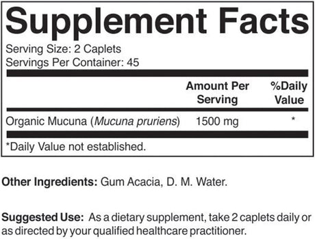 BRIEOFOOD - Brieofood Organic Mucuna 1500Mg. 90 Tabletas - The Red Vitamin MX - Suplementos Alimenticios - {{ shop.shopifyCountryName }}