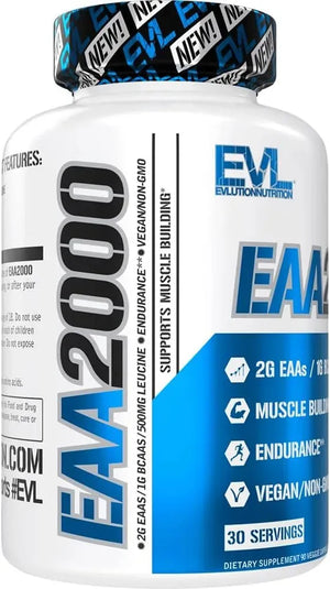 EVLUTION - Evlution Nutrition EAA2000 90 Capsulas - The Red Vitamin MX - Suplementos Alimenticios - {{ shop.shopifyCountryName }}